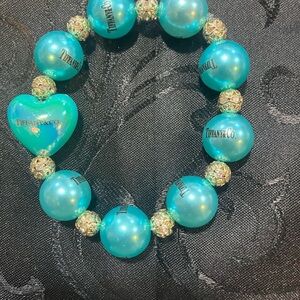 Tiffany & Co. Blue and Silver Beaded Bracelet